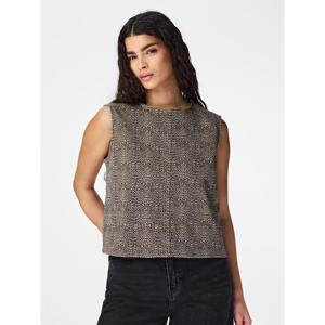 Pieces Salume Blue Denim Top